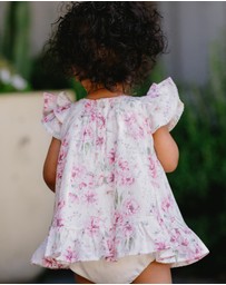 Bebe by Minihaha - Evie Print Overlay Dress - Babies