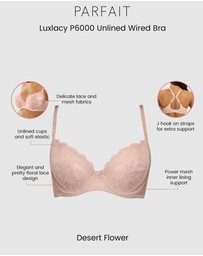 Parfait - Luxlacy Unlined Wired Lace Bra with Side Support