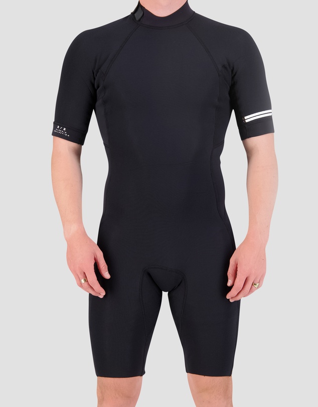 Coastlines - Classic Mens 2mm Back Zip Springsuit