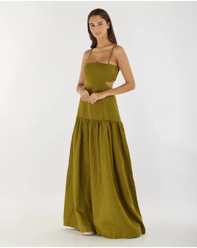 Amelius - Nathalie Linen Maxi Dress