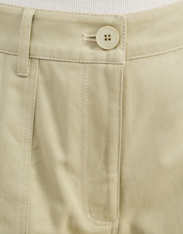 Atmos&Here - Cara Contrast Stitch Twill Shorts