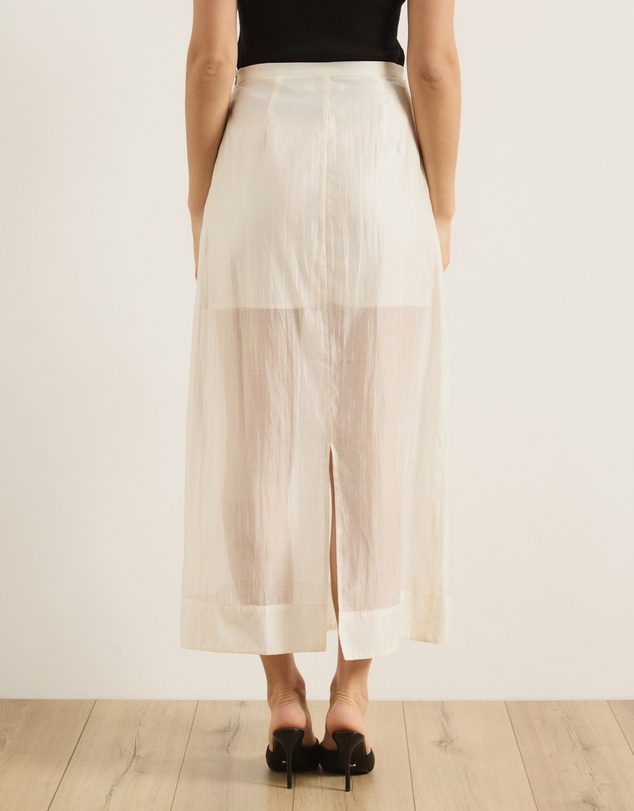 Atmos&Here - Lola Organza Sheer Maxi Skirt