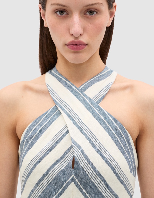 Seed Heritage - Linen Halter Midi Dress