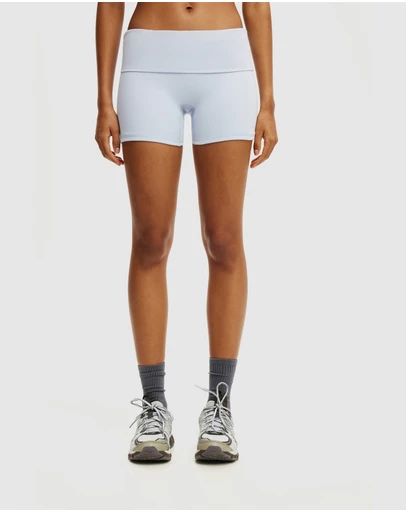 Cotton On Body Active - Ultra Soft Roll Over Shortie Shorts