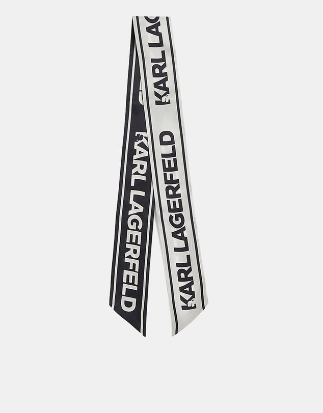 Karl Lagerfeld - K/Essential Slim Silk Scarf