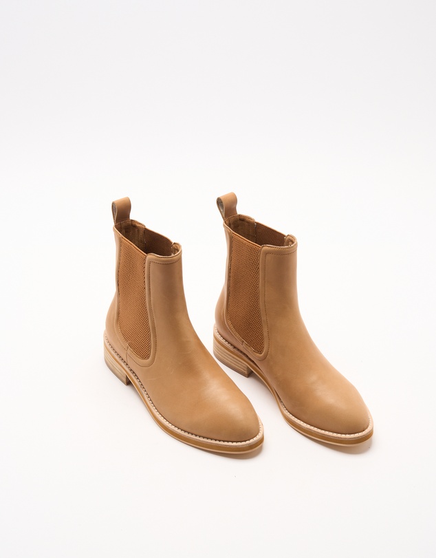 Walnut Melbourne - Cora Leather Boot