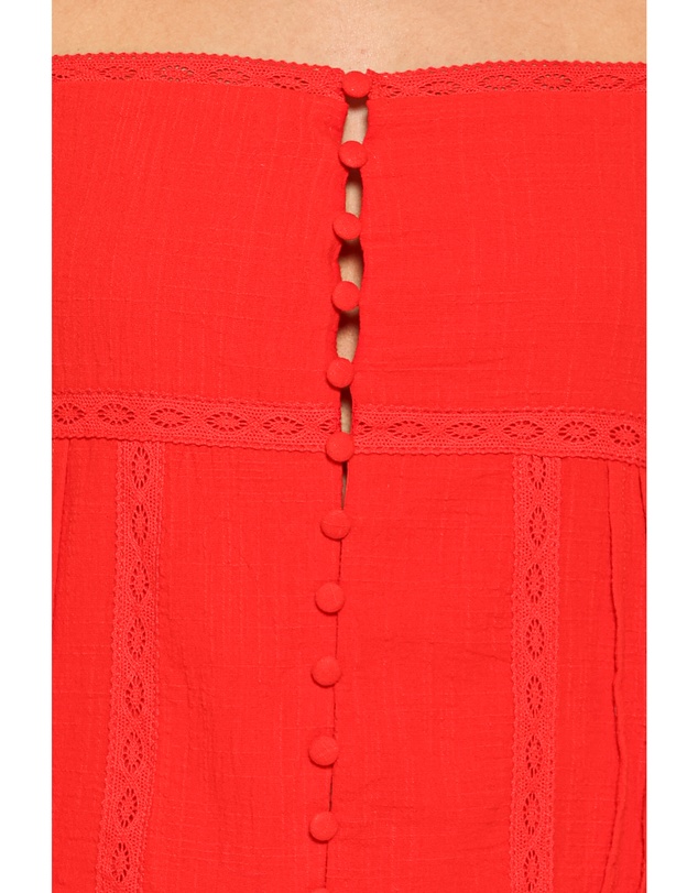 Petal & Pup - Ebonie Maxi Dress - Red