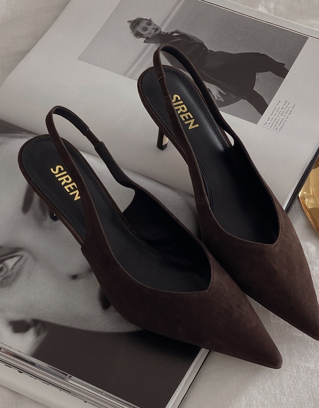 Siren - Yory Slingback Kitten Heels