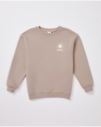 Subtitled - Teen Girls Resort Club Crew Neck Fleece Jumper