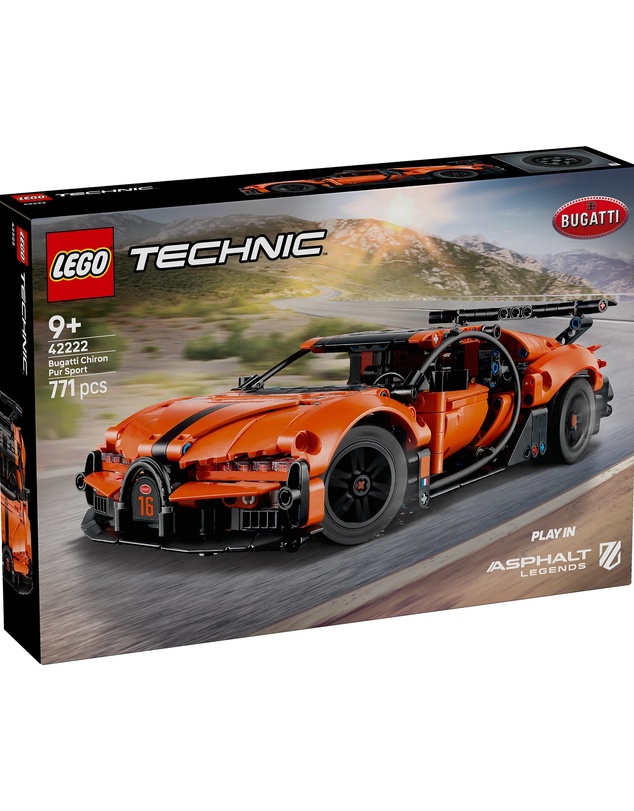 LEGO - 42222 Bugatti Chiron Pur Sport Hyper Car