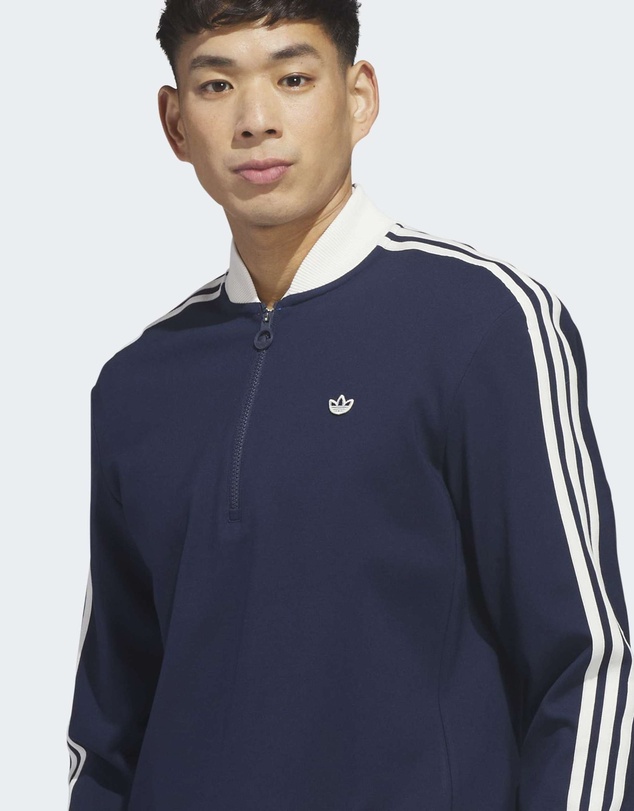 adidas Originals - Originals 3-Stripes 1/4 Zip Sweatshirt Mens