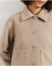 Atmos&Here - Joy Wool Blend Cropped Jacket