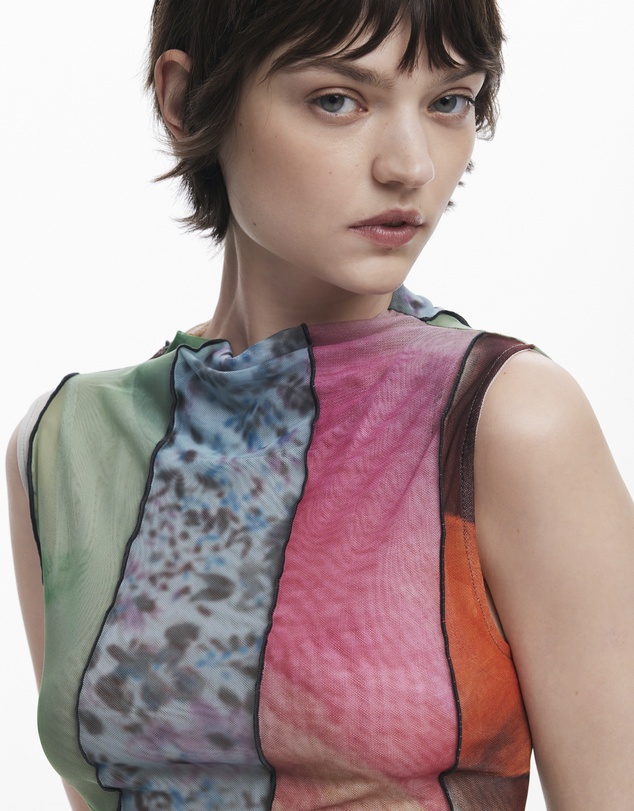 Desigual - Arty print T-shirt