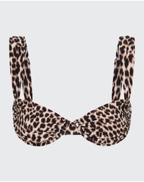 Vacay Swimwear - Rhodes Top Leopard
