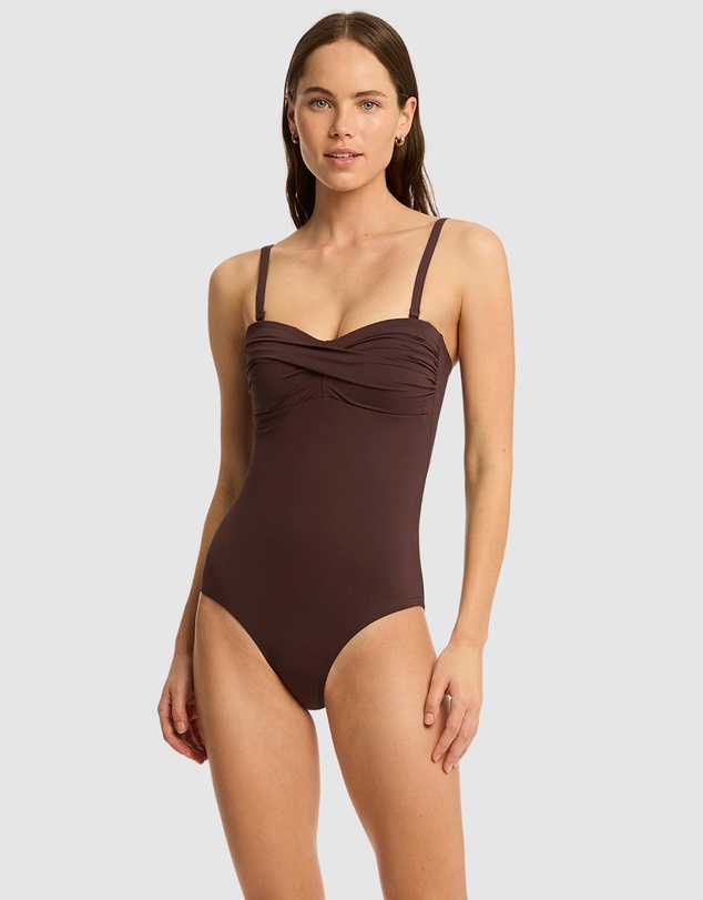 Sea Level Australia - Essentials Edit Twist Bandeau One Piece