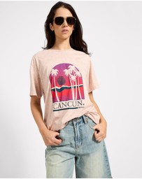 ONE TEASPOON - Cancun Boyfriend Tee - Stone