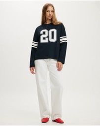 Cotton On - LS Oversized Graphic Tee