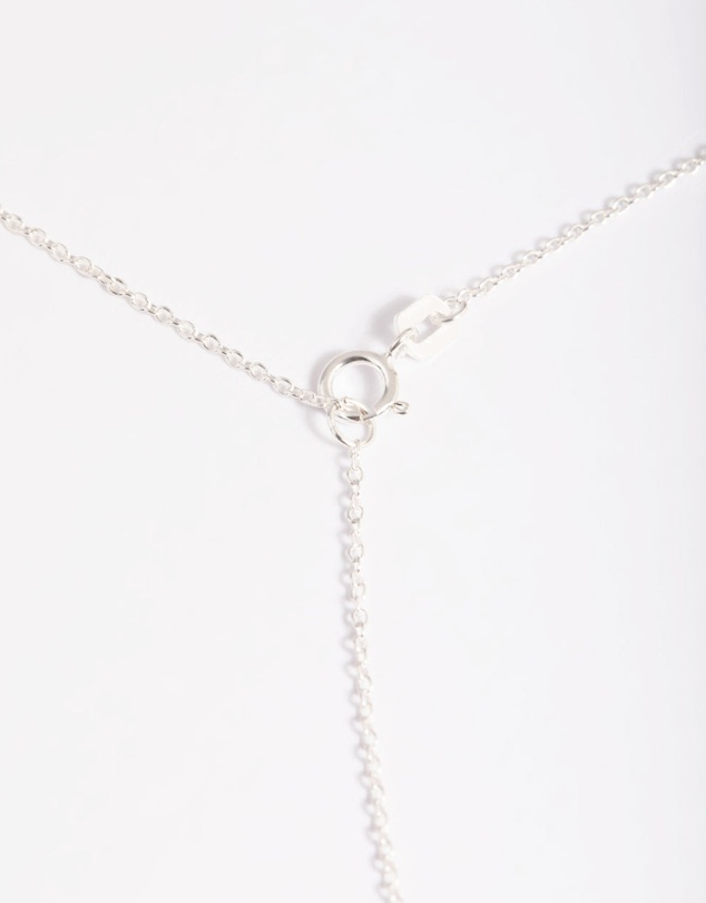 Lovisa - Sterling Silver Cubic Zirconia Heart Necklace
