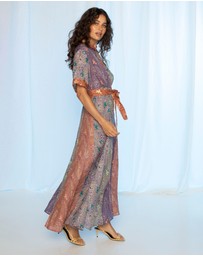KACHEL - Amelia Maxi Shirt Dress