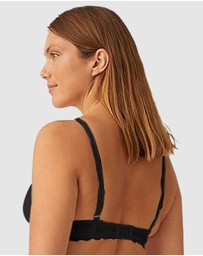 Naturana - Underwire Padded Zig Zag Lace Bra