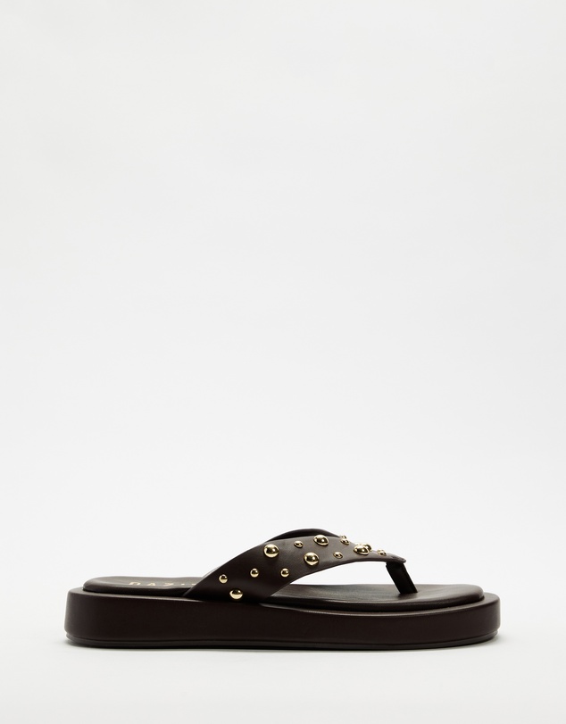 Dazie - Marie Studded Platform Sandals