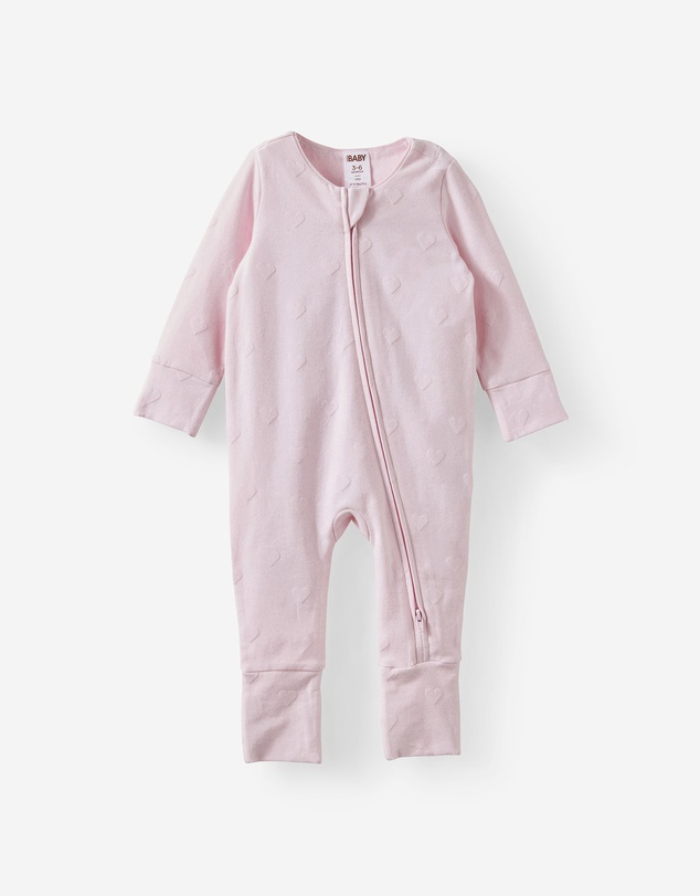 Cotton On Kids - Growie Long Sleeve Zip Romper