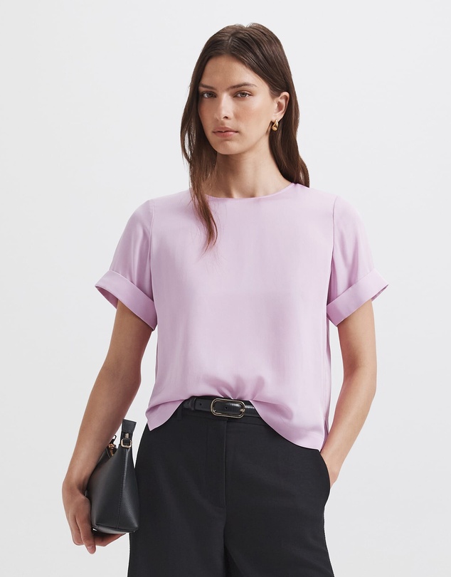 SABA - Sadie Silk Short Sleeve Tee