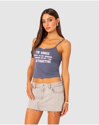 EDIKTED - Im Single tank top