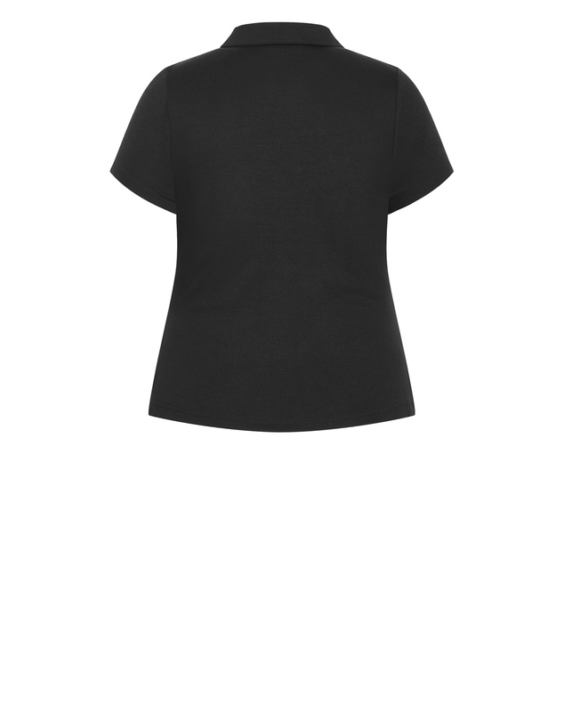 City Chic - Polo Rib Tee