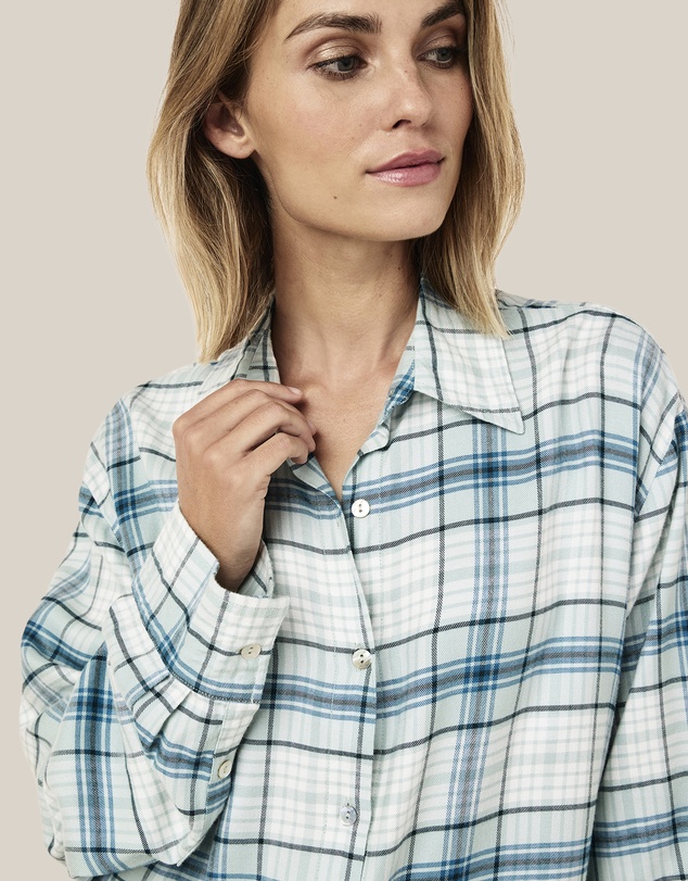 Papinelle - Comfy Plaid Full Length PJ