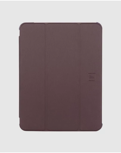 Tucano - Tucano Satin Folio Case Plum for iPad 10th Gen 10.9 2022 with Pencil Holder and Stand