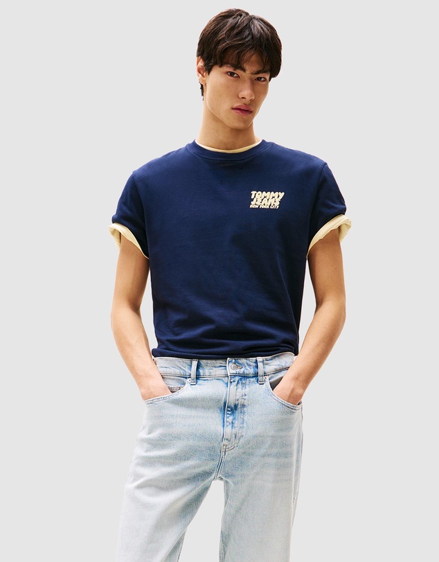 Tommy Jeans - Bubble Logo Back Graphic T-Shirt