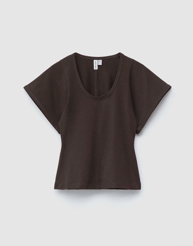 & Other Stories - Scoop-Neck T-Shirt
