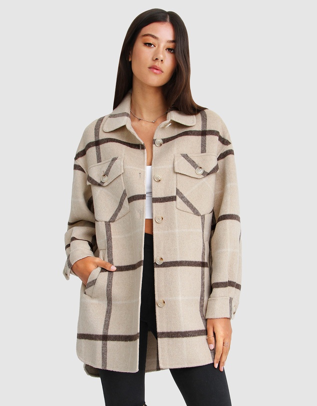 Belle & Bloom - River’s Edge Plaid Shacket