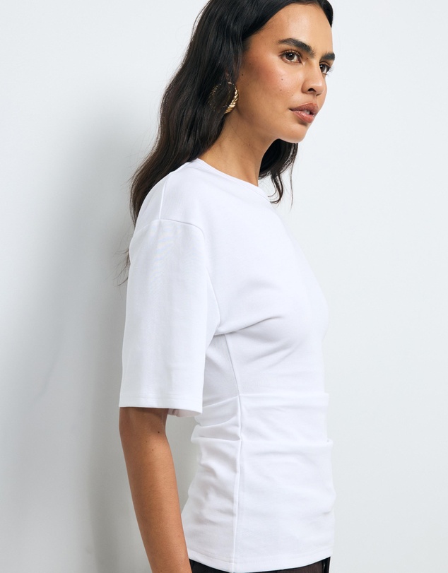 AERE - Mara Gathered Waist Top