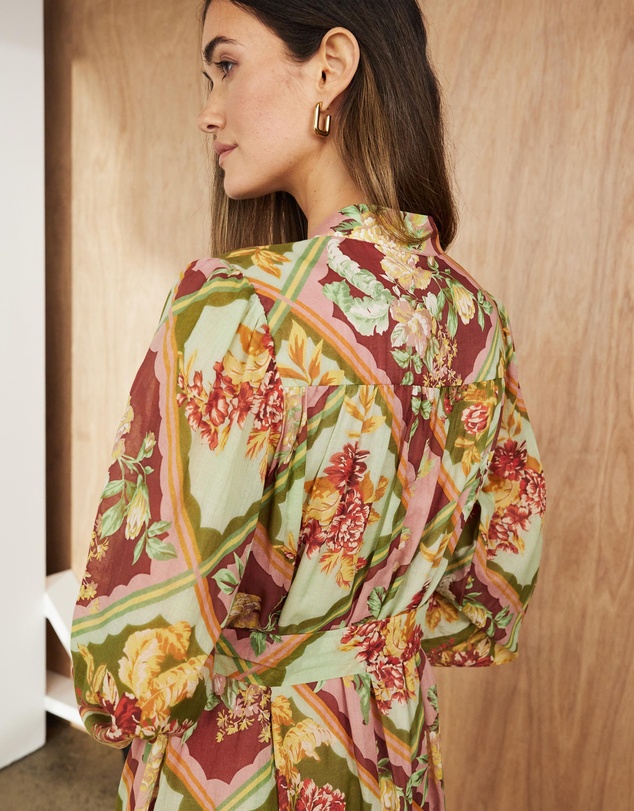 Atmos&Here - Rummy Cotton Voile Maxi Dress