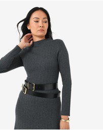 Forcast - Bambi Knit Midi Dress