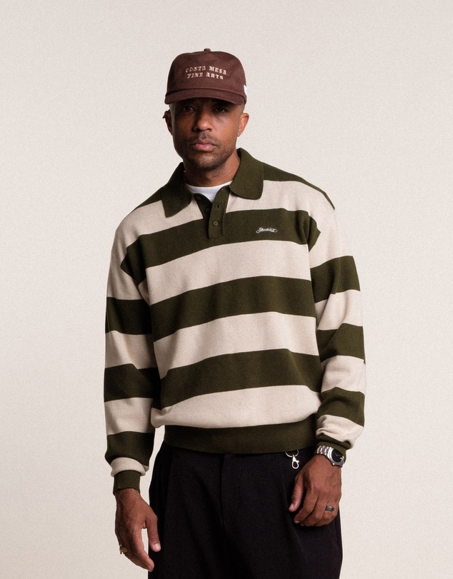 STUDENTS - Whittier Knit LS Polo Sweater