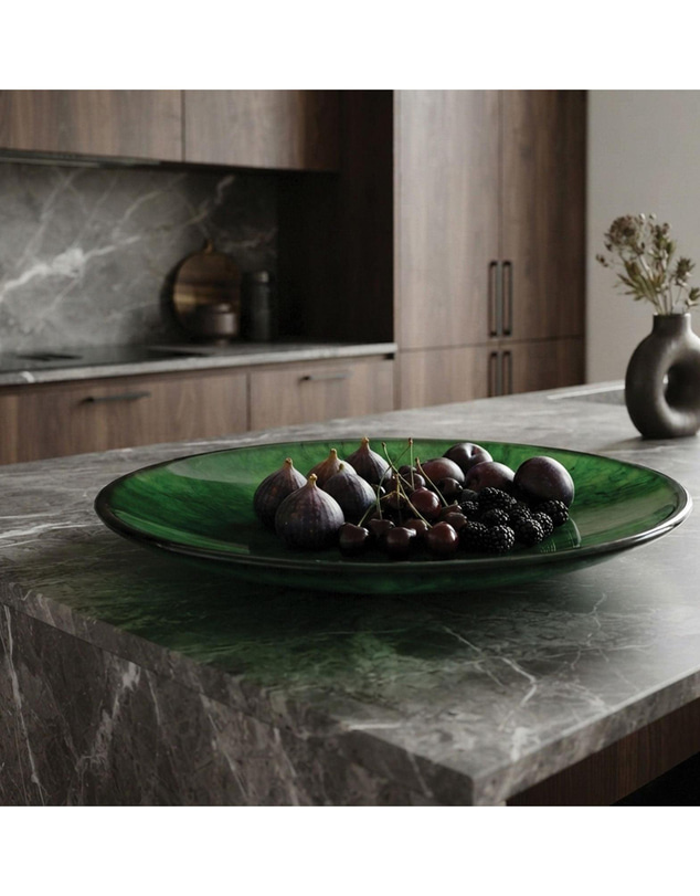Urban Attitude - Urban Attitude SHAY Extra Large Bowl Height 6cm lowest 12cm highest by Width 52.5cm x 60cm - Sage Mist