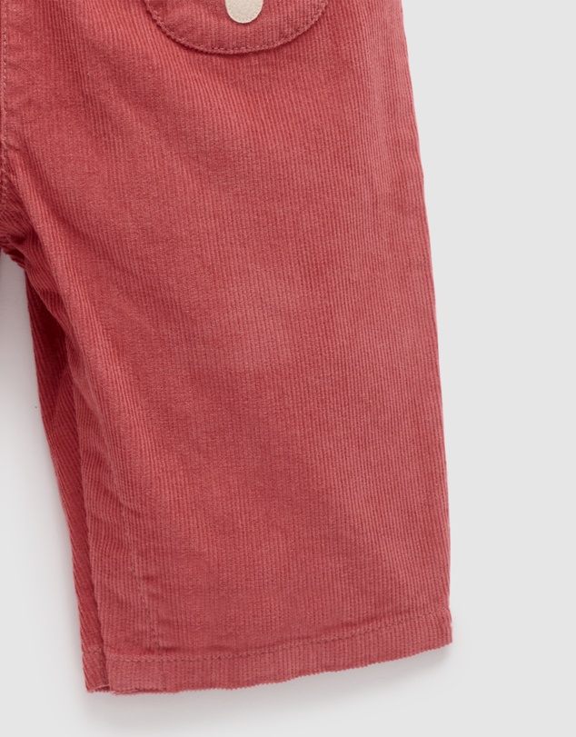 Purebaby - Toadstool Corduroy Overalls -Kids-Babies