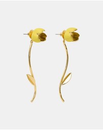 Kate Spade - Golden Bloom Statement Earrings