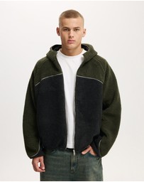 Cotton On - Hooded Teddy Jacket