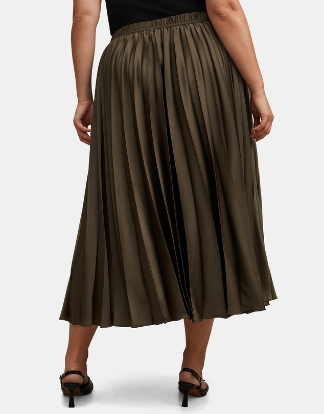 Forever New Curve - Delphine Curve Pleated Midaxi Skirt