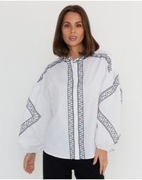 ALEXANDRA - Dylan Blouse White