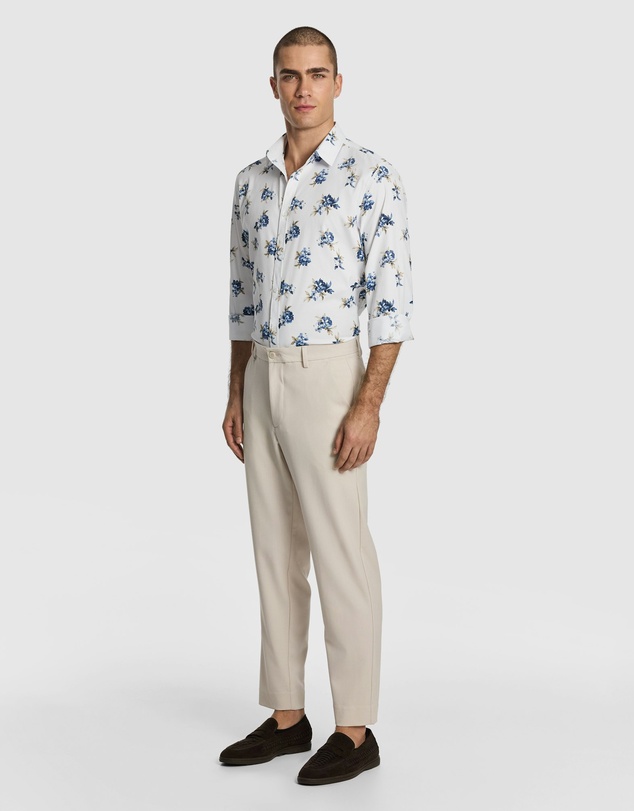 yd. - Caspian Slim Floral Shirt