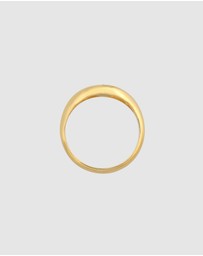Haze & Glory - ICONIC EXCLUSIVE - Ring Emerald Moment Solid 375 Yellow Gold