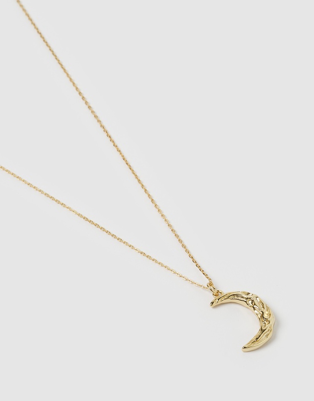 Izoa - Textured Crescent Moon