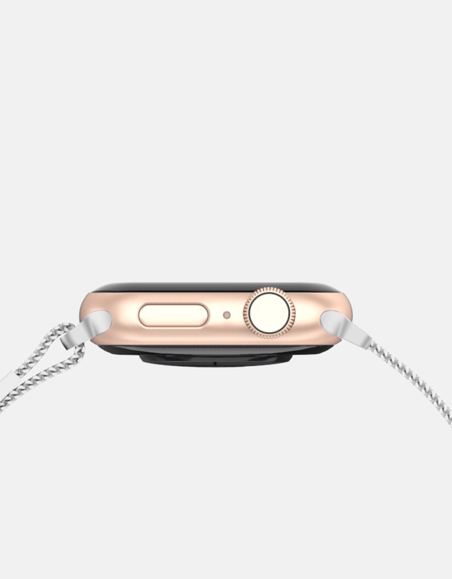 Friendie - Stainless Steel Woven Mesh Loop Band - The Melbourne - Apple Watch Compatible