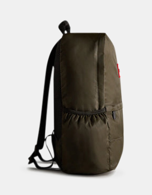 Hunter - Nylon Large Backpack - Dark Olive