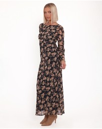 Petal & Pup - Joran Midi Dress - Fired Bloom
